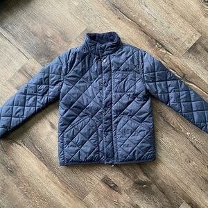 Crewcuts, quilted boys navy jacket sz 6-7